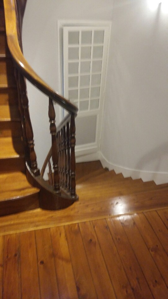 stairs and railings, venetian glass