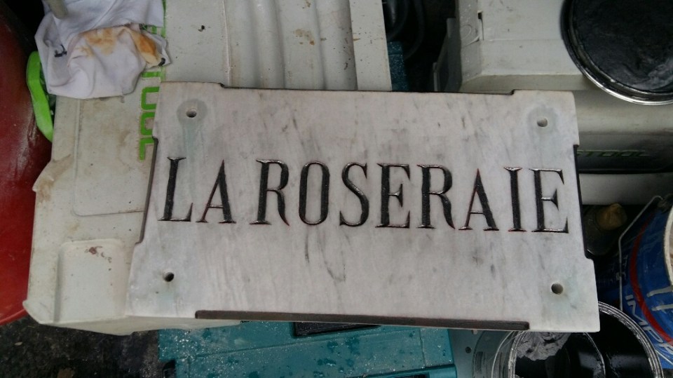 Not every house has a name, maitre de maison